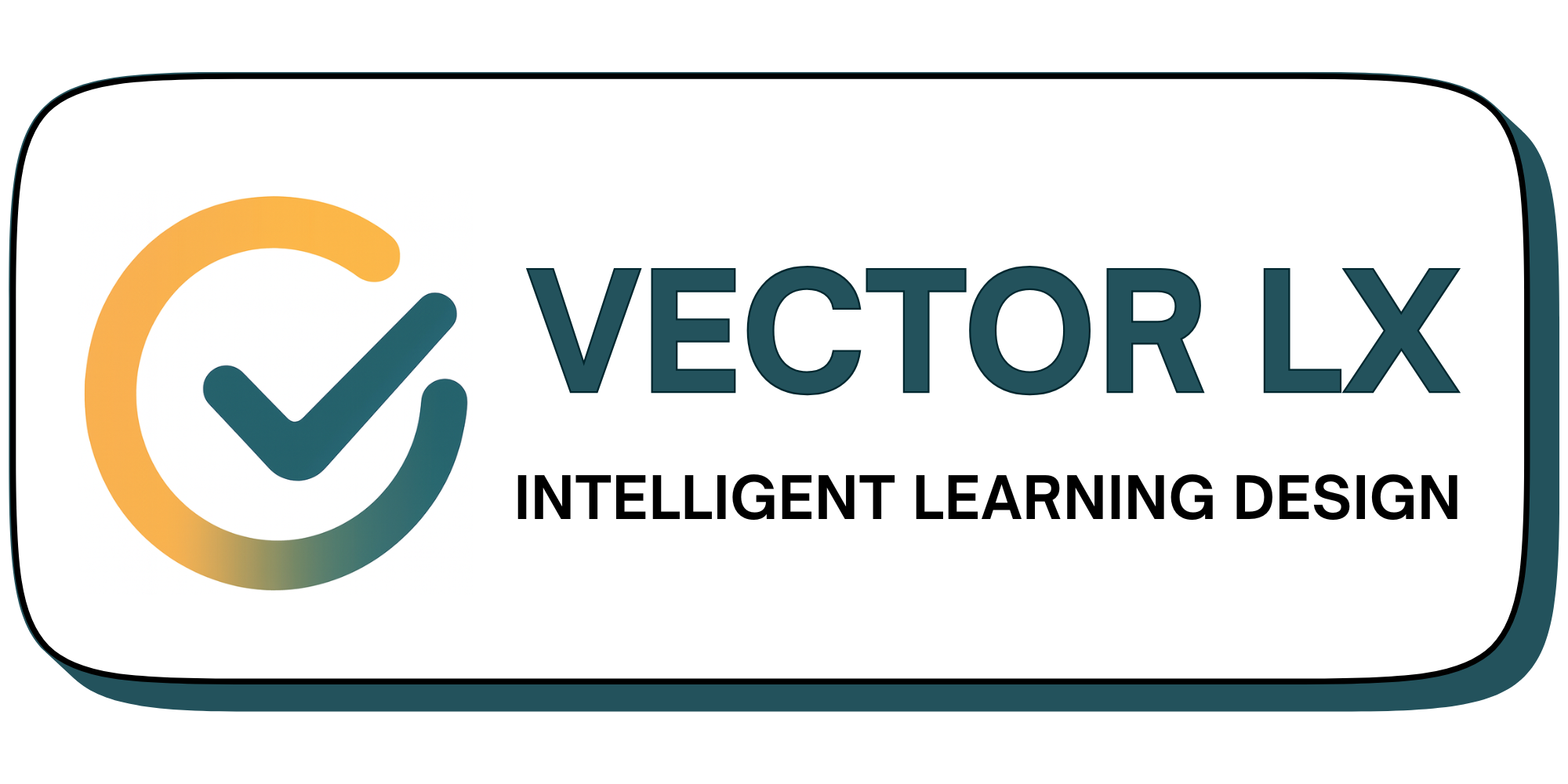 Vector LX - Intelligent Learning Design Logo